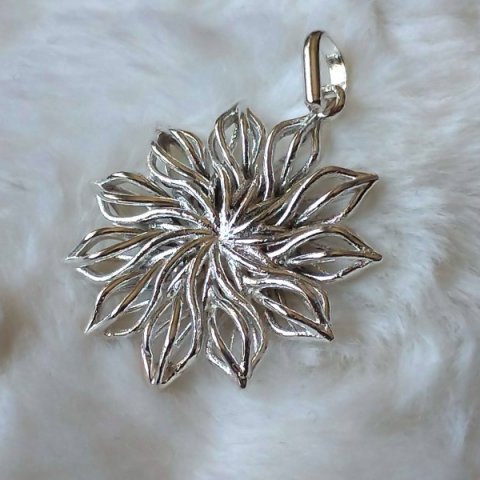Aurora Silver 925 Pendant - pointed Aurora