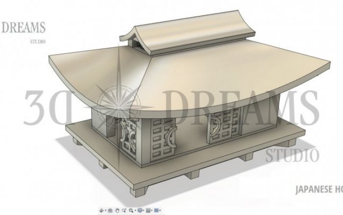 Japanese House - 3D model in Fusion